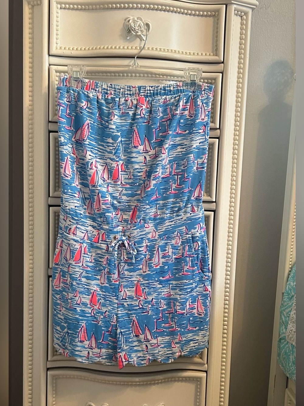 Lilly Pulitzer Jace strapless romper, Size Small
